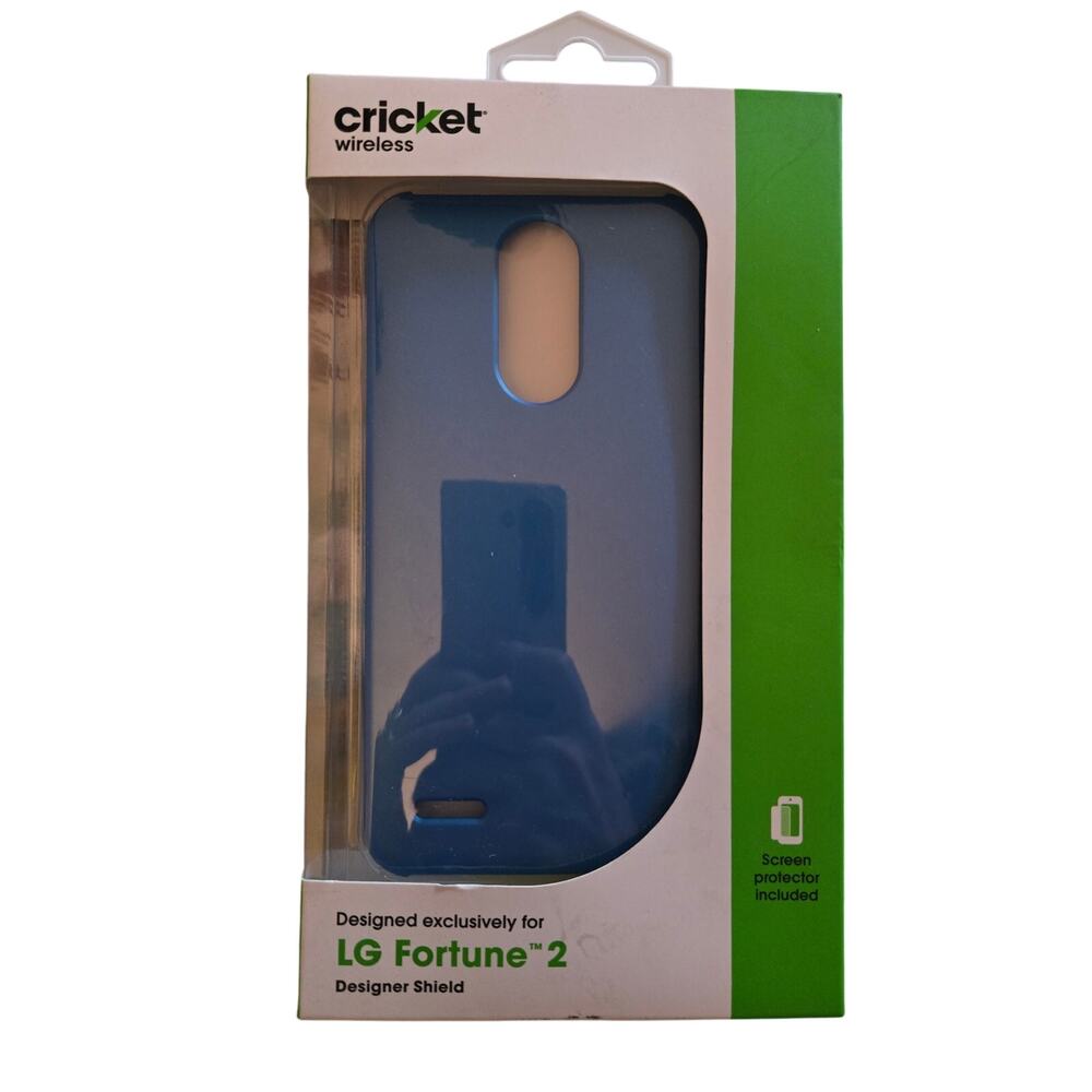 LG Fortune 2 phone case blue - cricket